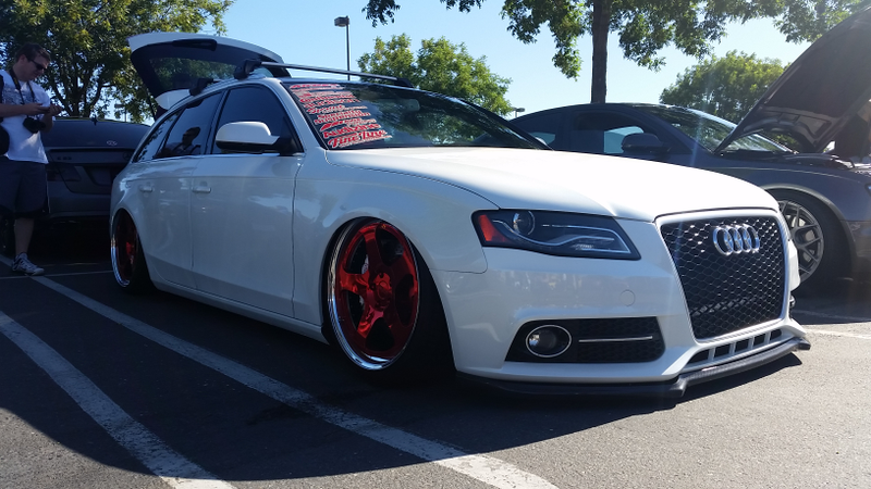 Sick bagged Audi.
